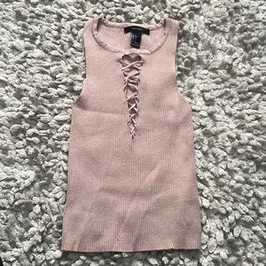 Forever 21 Ribbed Sleeveless Top